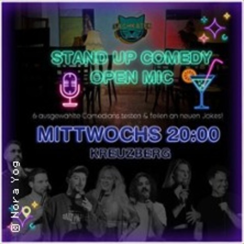 Lachkater Stand Up Comedy Mic Xberg - BERLIN - 04.06.2025 20:00