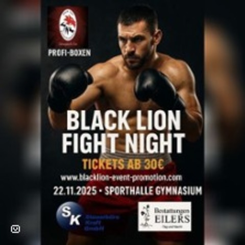 Black Lion Fight Night - BACH-PALENBERG - 22.11.2025 18:30