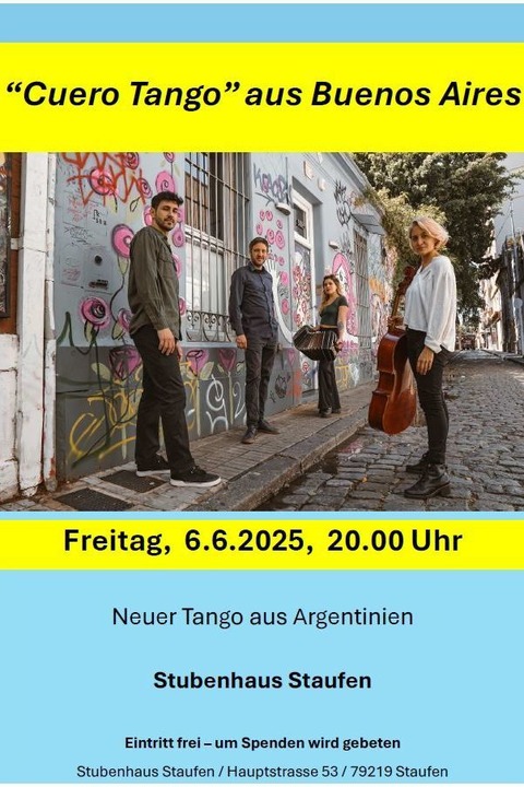 Cuero Tango - Staufen - 06.06.2025 20:00