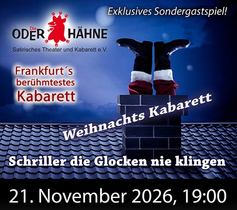 Schriller die Glocken nie klingen - Bad Freienwalde - 21.11.2026 19:00
