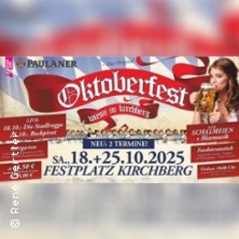 Oktoberfest Kirchberg 2025 - KIRCHBERG - 18.10.2025 18:00
