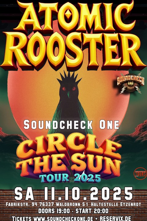 Atomic Rooster (UK) - Circle The Sun Tour 2025 - Waldbronn - 11.10.2025 19:00