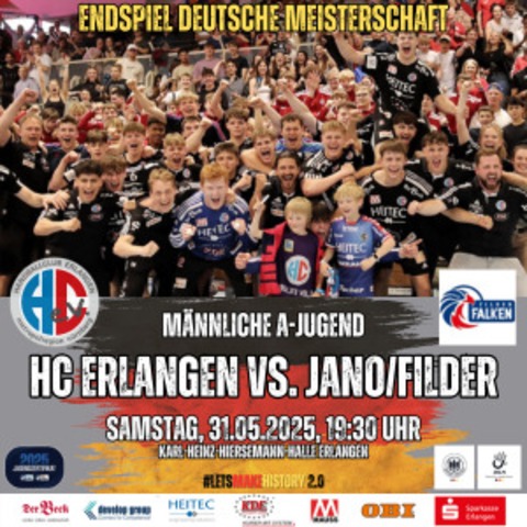 Endspiel um die deutsche Meisterschaft HC Erlangen - JANO/Filder - Erlangen - 31.05.2025 19:30