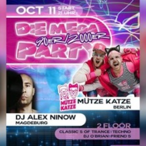Die Mega 90er/2000er Party - SCHNEBECK - 11.10.2025 21:00