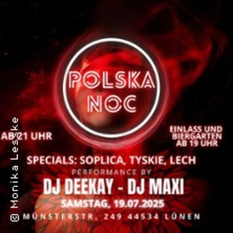 Polska Noc - by DJ Deekay & DJ MK - LNEN - 19.07.2025 21:00