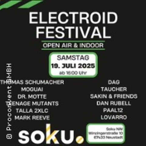 Electroid Festival - NEUSTADT AN DER WEINSTRASSE - 19.07.2025 16:00