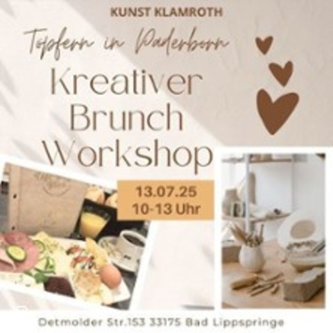 Kreativer Brunch Workshop | Tpfer-Workshop in Paderborn - BAD LIPPSPRINGE - 13.07.2025 10:00