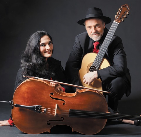Magische Klnge fr Cello & Gitarre - Duo Ariana Burstein & Roberto Legnani - Coswig - 31.12.2025 22:00