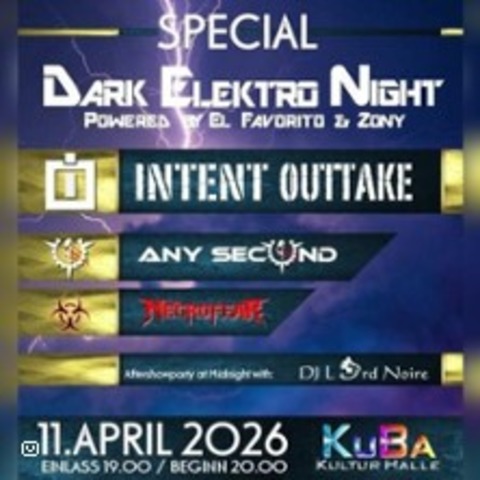 Dark Elektro Night Special - Wolfenbttel - 11.04.2026 00:00