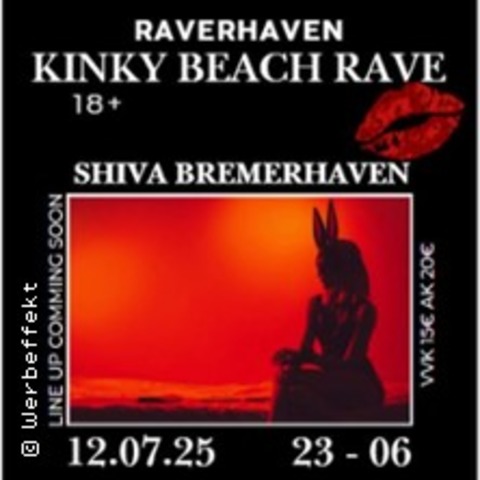 Kinky Beach Rave im Shiva Bremerhaven | FSK 18 - BREMERHAVEN - 12.07.2025 23:00