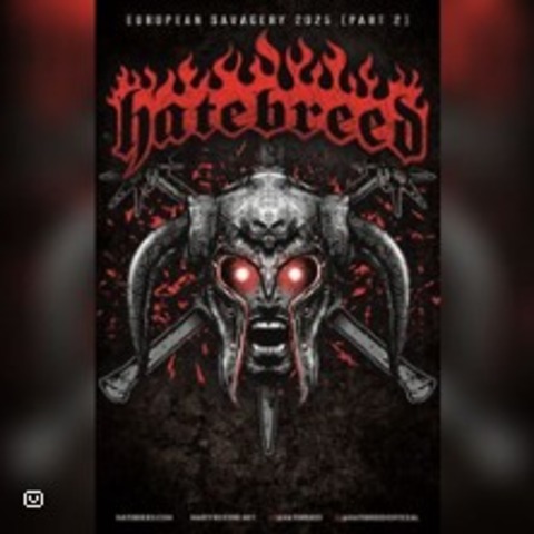 Hatebreed + Support - Berlin - 21.06.2025 20:00