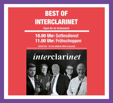 10. Kultursommer - Best of Interclarinet - Burgau - 27.07.2025 19:00