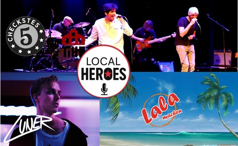 Local Heros - 3 Lokale Bands live: - Andreas Zller - Lala machen - Checkstes 5 - Peienberg - 27.09.2025 19:00