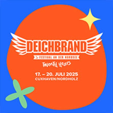 Deichbrand Festival 2025 | Kombiticket inkl. Frhanreise - CUXHAVEN/NORDHOLZ - 16.07.2025 15:00