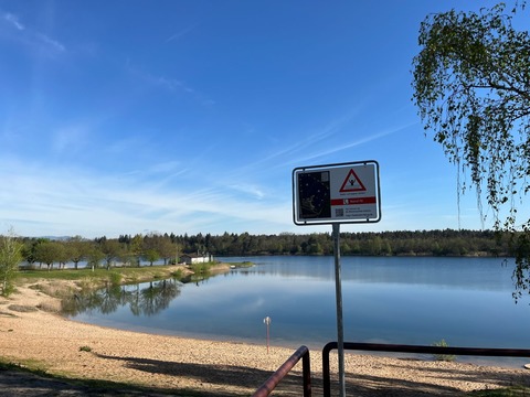 Badestelle Walldorfer See - Badesaison 2025 - Mrfelden-Walldorf - 26.05.2025 09:00