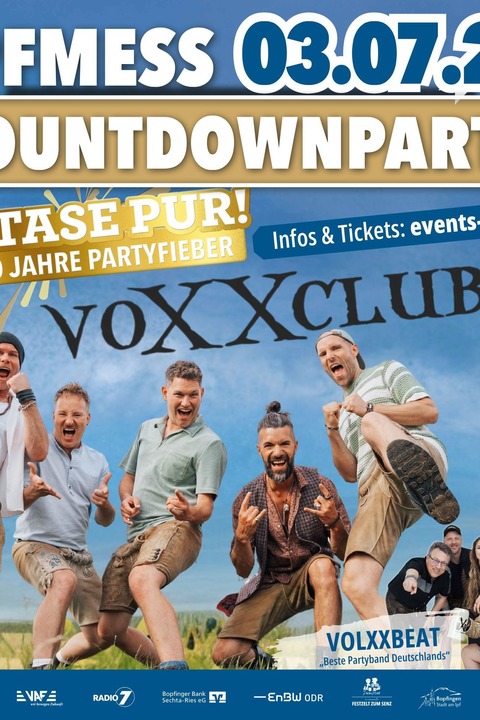 Ipfmess Countdown Party 2025 - Bopfingen - 03.07.2025 19:30