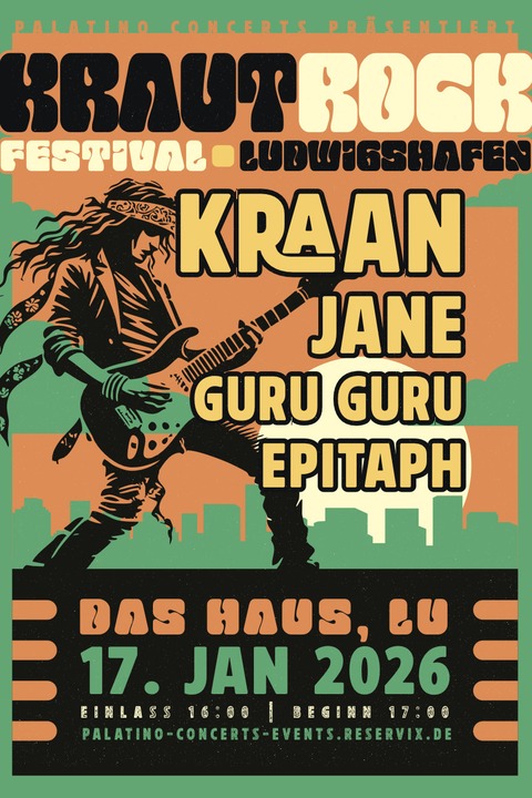 Erstes Krautrockfestival Ludwigshafen - Ludwigshafen am Rhein - 17.01.2026 17:00