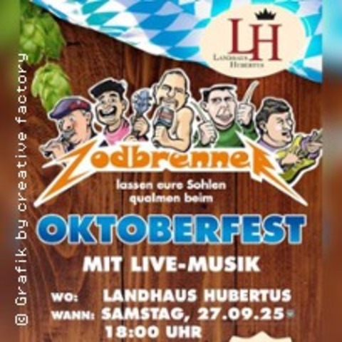Oktoberfest mit Live-Band: Zodbrenner - BERLIN - 27.09.2025 19:00