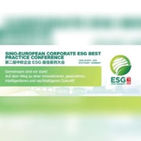 2. Chinesisch-Europische ESG Konferenz - STUTTGART - 26.06.2025 09:00
