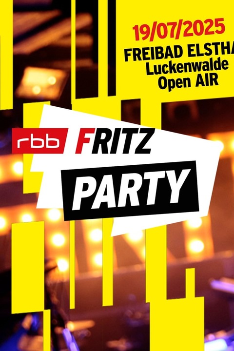 FritzParty PoolParty Freibad Elsthal - Luckenwalde - 19.07.2025 18:00