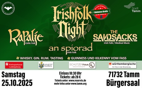 Irish Folk Night - Tamm - 25.10.2025 18:30