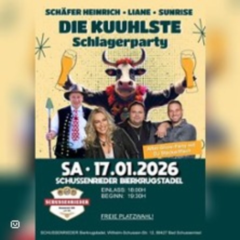 Die kuuhlste Schlagerparty - Bad Schussenried - 17.01.2026 19:30