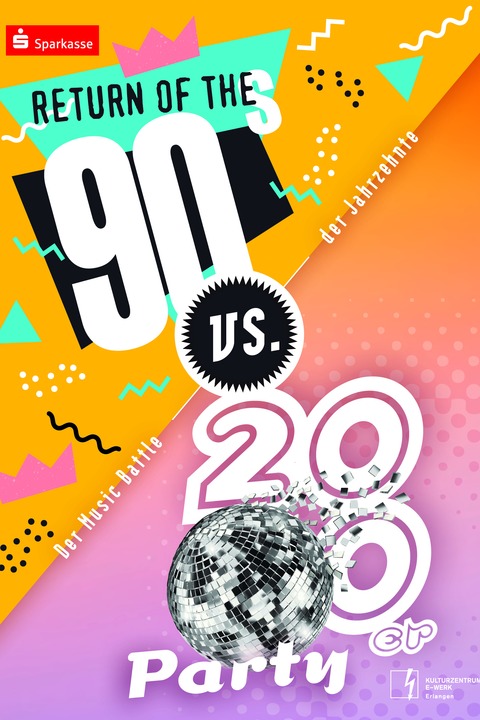 90er vs. 2000er Party - Erlangen - 26.07.2025 22:00