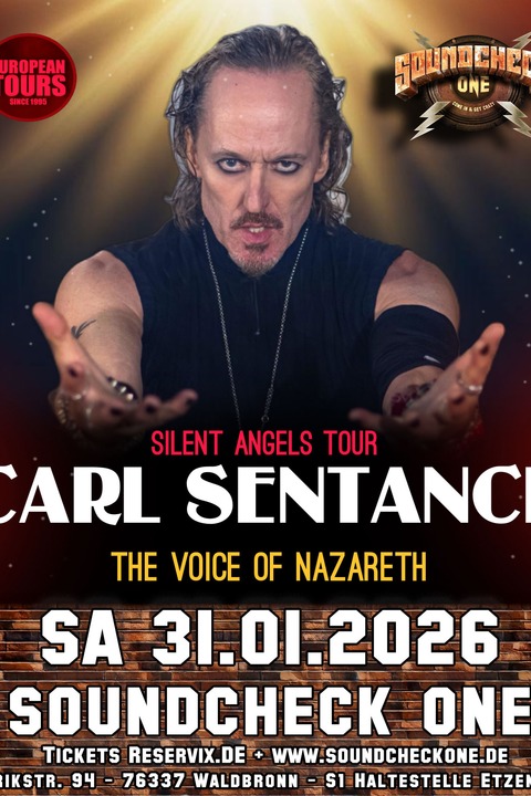 Carl Sentance - The Voice of Nazareth - Waldbronn - 31.01.2026 19:00