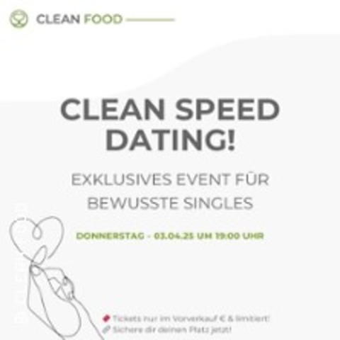 Clean Speed Dating - REGENSBURG - 25.06.2025 19:00