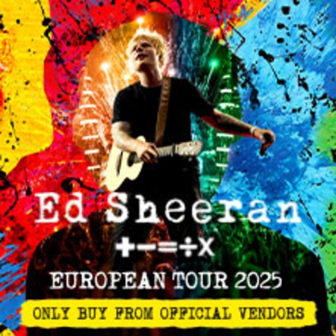 Ed Sheeran +-=x EUROPEAN TOUR 2025 - Zusatzshow - Zrich - 03.08.2025 18:00