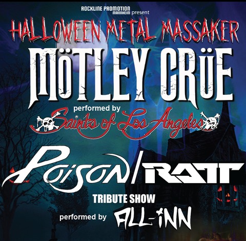 Halloween Metal Tribute 2025 - Mtley Cre + Ratt/Poison - Mannheim - 31.10.2025 20:00