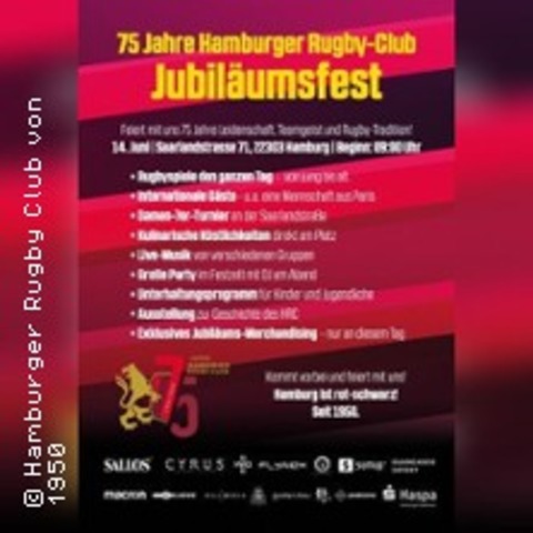 75 Jahre HRC - Jubilumsfest - HAMBURG - 14.06.2025 09:00