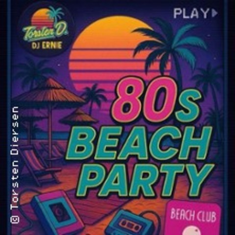 80s Beach Party Bremen - Lady Ticket - BREMEN - 07.06.2025 16:00