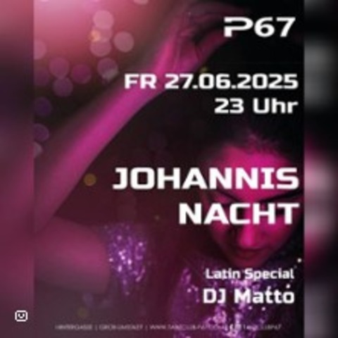 Johannis Nacht | Latin Special mit DJ Matto - GROSS-UMSTADT - 27.06.2025 23:00