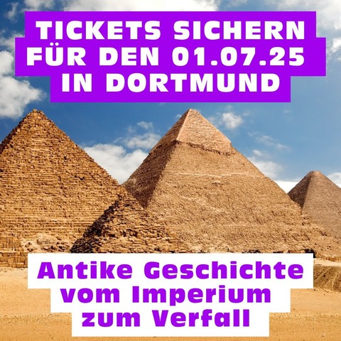 Antike Geschichte - vom Imperium zum Verfall // Fair Talk TV Auf Augenhhe &#8222;live&#8220; 2025 - Dortmund - 01.07.2025 18:30