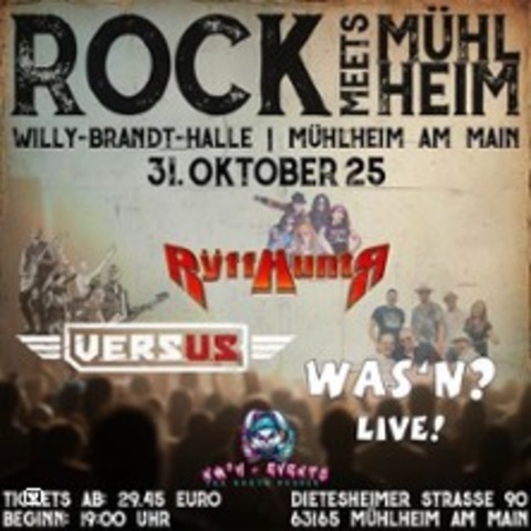 Rock meets Mhlheim am Main - Mhlheim am Main - 31.10.2025 19:00
