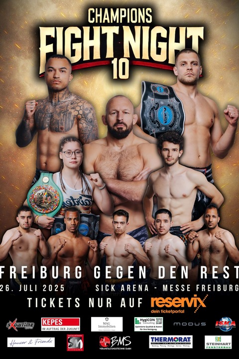 Champions Fight Night Freiburg - Freiburg - 26.07.2025 14:30