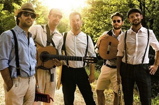 Bei der Premiere der Ettenheimer Weinparty im Gasthaus Lamm spielt die Band "Orange GuGu"