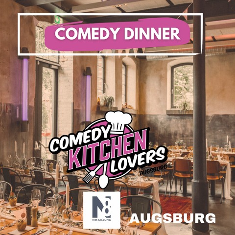 Comedy Dinner Augsburg - Kein Krimi - nur Jokes! - Augsburg - 25.04.2026 19:00