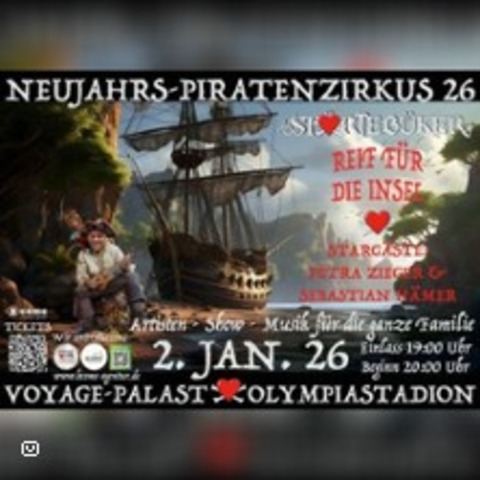 St�rteb�kers Neujahrs-Piratenzirkus �26 - BERLIN - 02.01.2026 20:00
