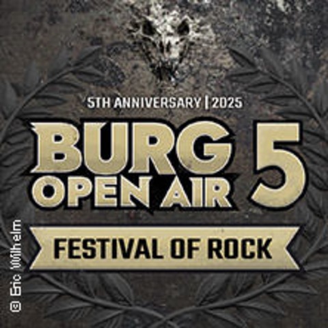 Burg Open Air 2025: Tageskarte Donnerstag - "Vlkerball" Ticket - ILLINGEN - 14.08.2025 20:30