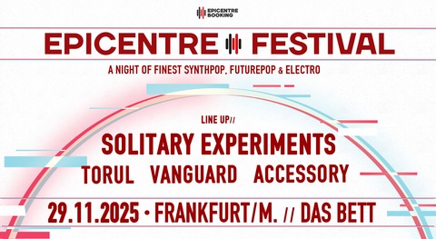 EPICENTRE FESTIVAL - Frankfurt am Main - 29.11.2025 19:00