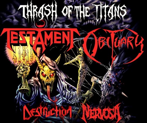 TESTAMENT + OBITUARY - Thrash Of The Titans - Wiesbaden - 17.10.2025 18:00