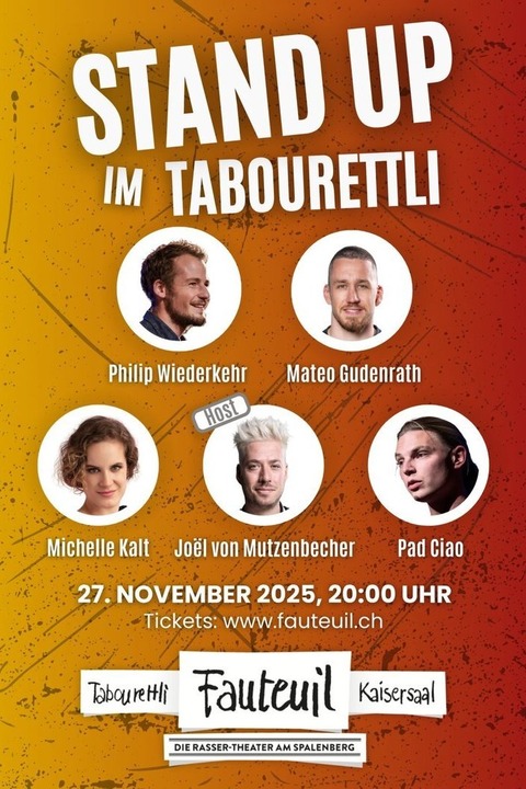 Stand Up / Mixed Show - Stand Up im Tabourettli - Basel - 27.11.2025 20:00