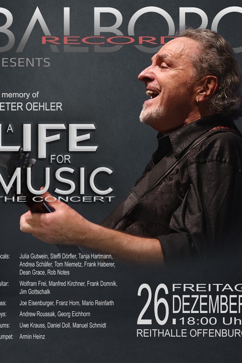A Life for Music - The Concert - A Tribute to Peter Oehler - Offenburg - 26.12.2025 18:00