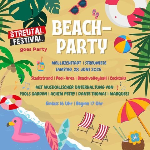 STREUTAL-FESTIVAL goes (Beach)Party - Mellrichstadt - 28.06.2025 17:00