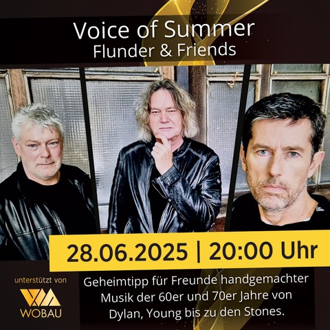 Voice of Summer - Flunder & Friends - Magdeburg - 28.06.2025 20:00