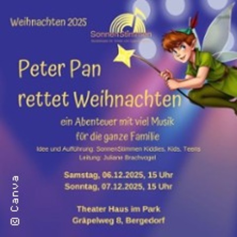 Peter Pan rettet Weihnachten - HAMBURG - 07.12.2025 15:00