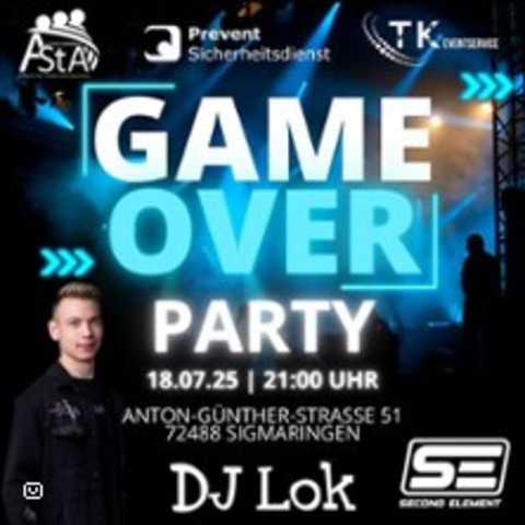 Game Over Party SoSe 25 by AStA - Sigmaringen - 18.07.2025 21:00