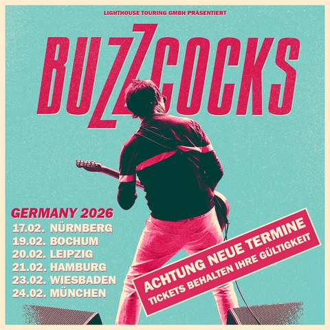 BUZZCOCKS - Germany 2026 - Bochum - 19.02.2026 20:00
